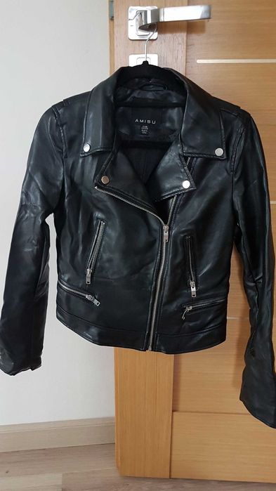 Kurtka dziecięca Ramoneska czarna rozm.36