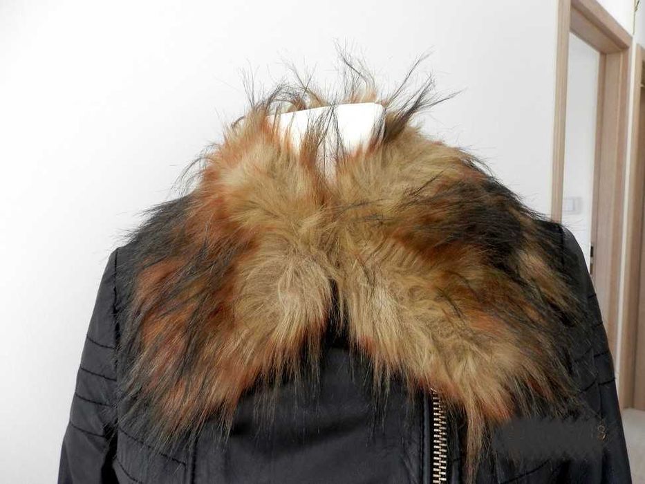 Kołnierz Futrzany Jenot Bardzo Puszysty z Połyskiem Etola Futerko