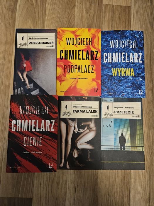 Zestaw książek - W. Chmielarz, komisarz Jakub Mortka