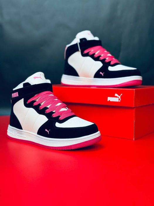 Хайтопы высокие кроссовки Пума зима / женские теплые кроссовки Puma