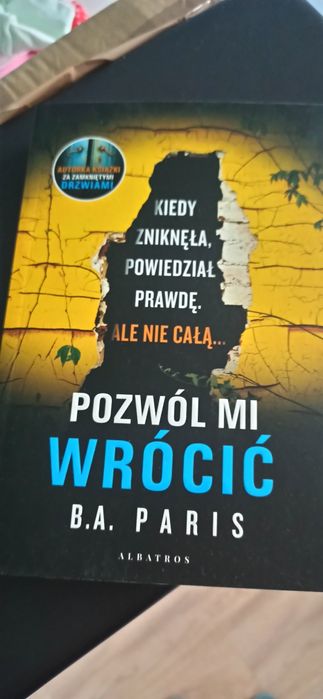 Pozwól mi wrócić B. A. Paris