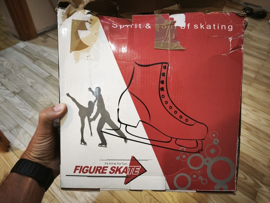 Ковзани жіночі білі 37 розмір