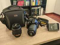 DSLR Nikon D5200 (pouco uso)