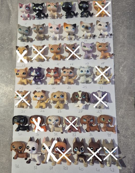 Lps pet shop shorthair spaniel collie jamnik dog