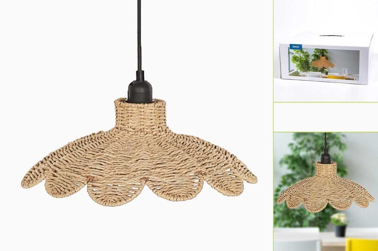 Coleção Natureza - Candeeiros Suspensos em Fibras Naturais