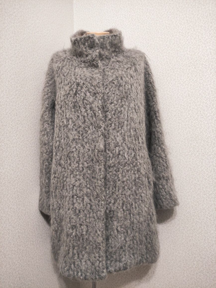 Nile  шерстяное пальто мохер теплое пальто винтаж  пальто альпака