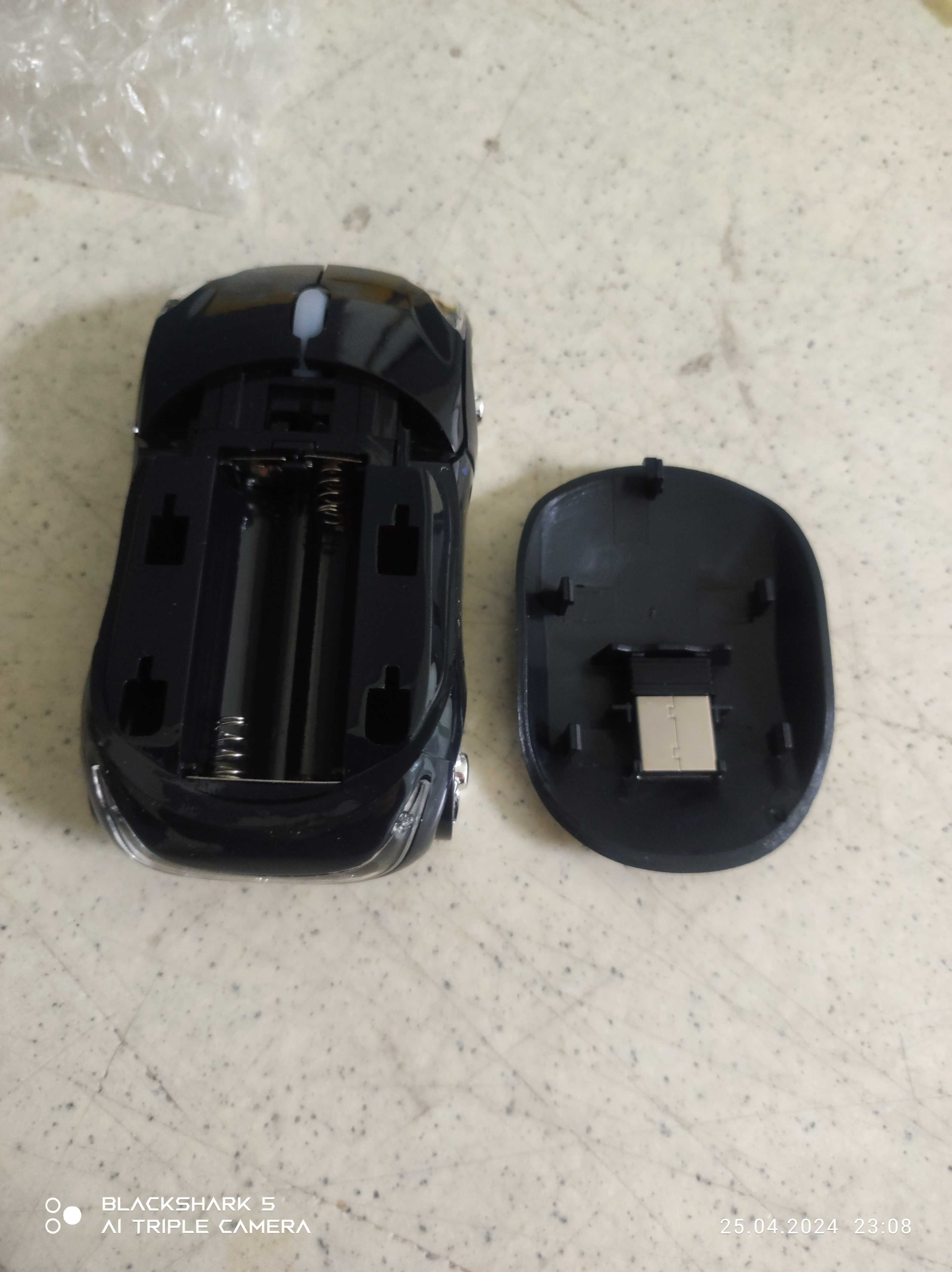 Mysz Bluetooth, czarny samochód
