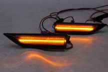 Kierunkowskazy boczne błotnik VW CADDY 2K5 15+ LED DYNAMICZNE BLACK