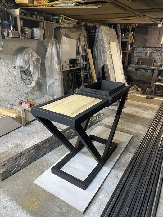 Мангал лофт стилі