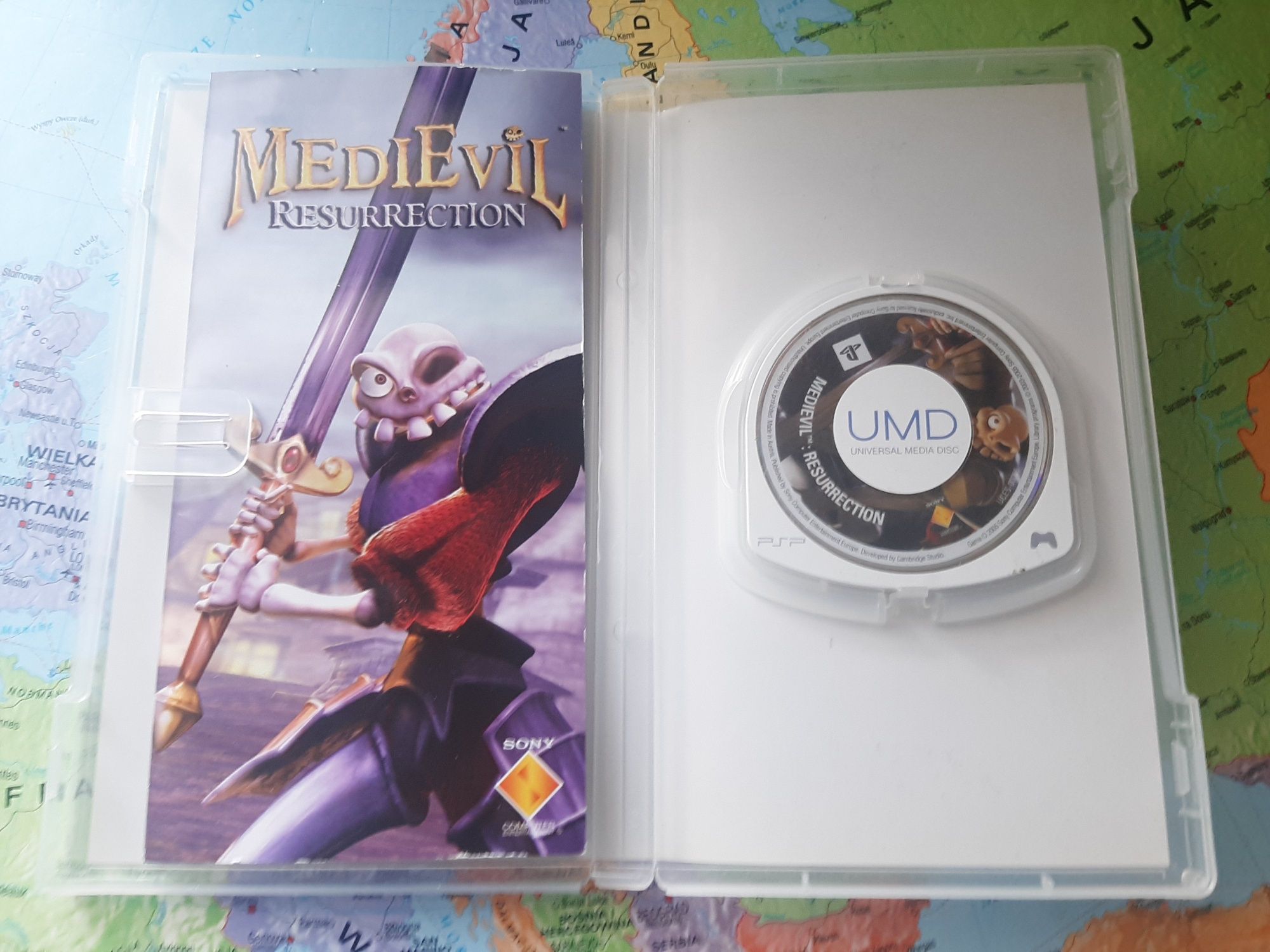 Gra sony psp medievil resurrection