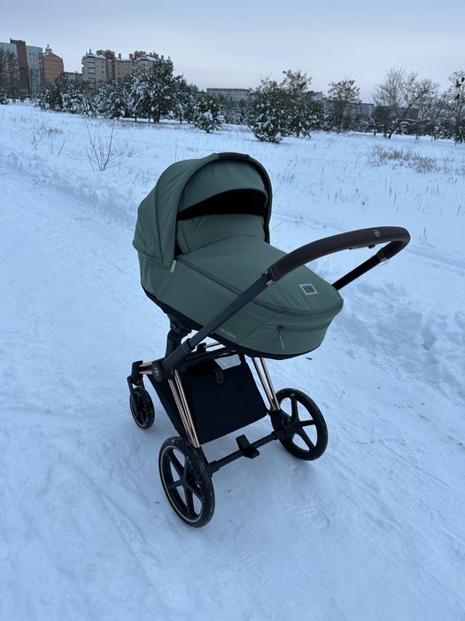 Cybex Priam 4.0 коляска 2 в 1 Leaf Green шасі Rosegold