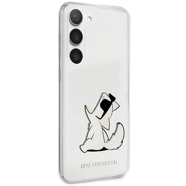Etui Karl Lagerfeld Choupette Fun na Samsung Galaxy S23+ - przezroczys