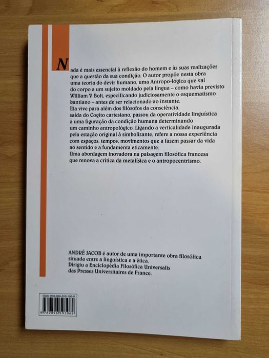 Esboço de uma Antropo-Lógica
de André Jacob