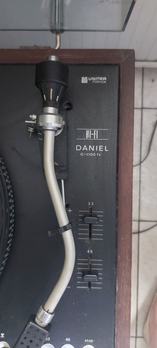 Gramofon Unitra Daniel G-1100 fs 2x ramię