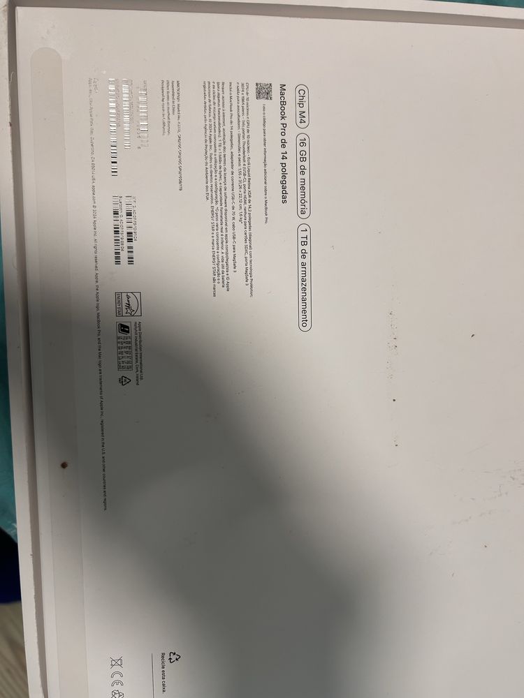 Macbook pro novo