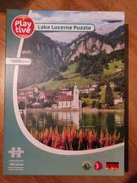 Szwajcaria Góry Lake Lucerne puzzle Jezioro Lucerna 1000