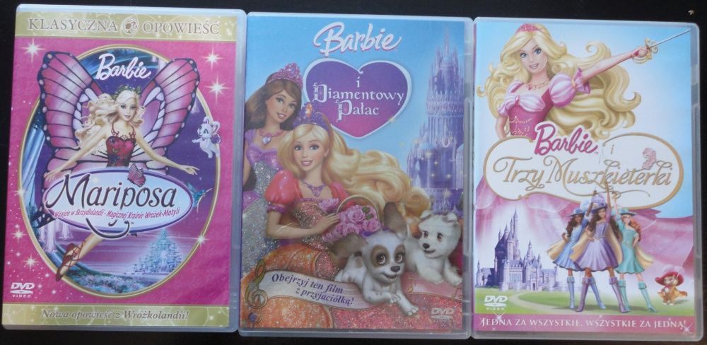 Bajki Barbie dvd 9 szt