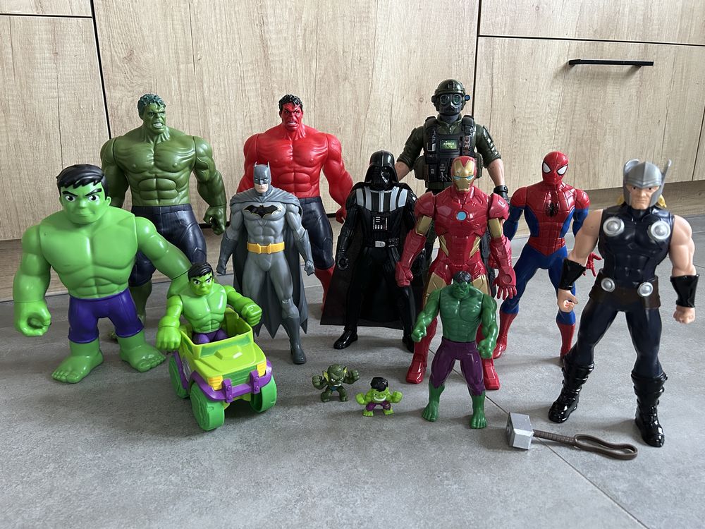 Hulk Marvel duży zestaw