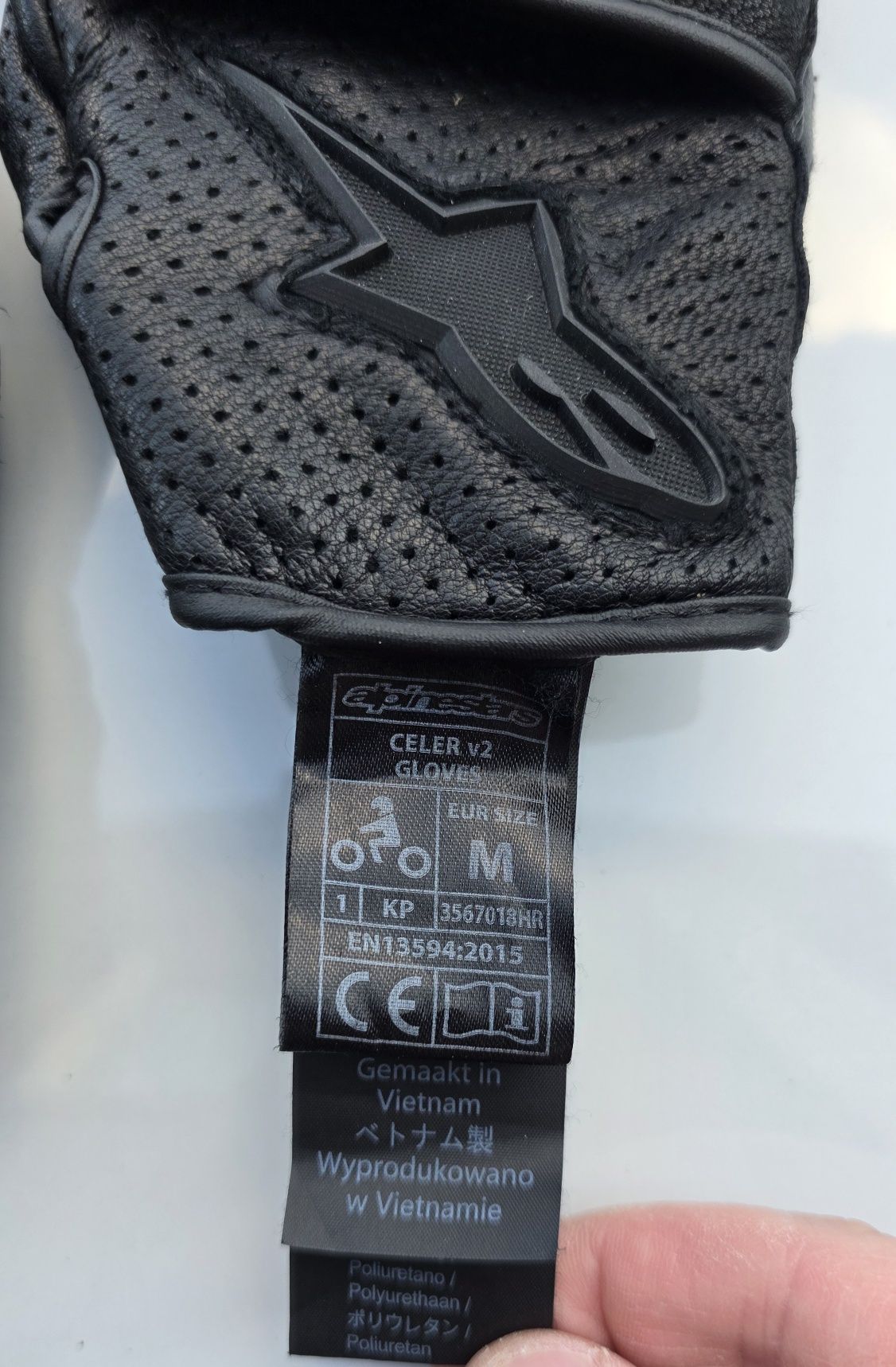 Моторукавички  шкіряні розмір М Alpinestars celer v2 мотоперчатки