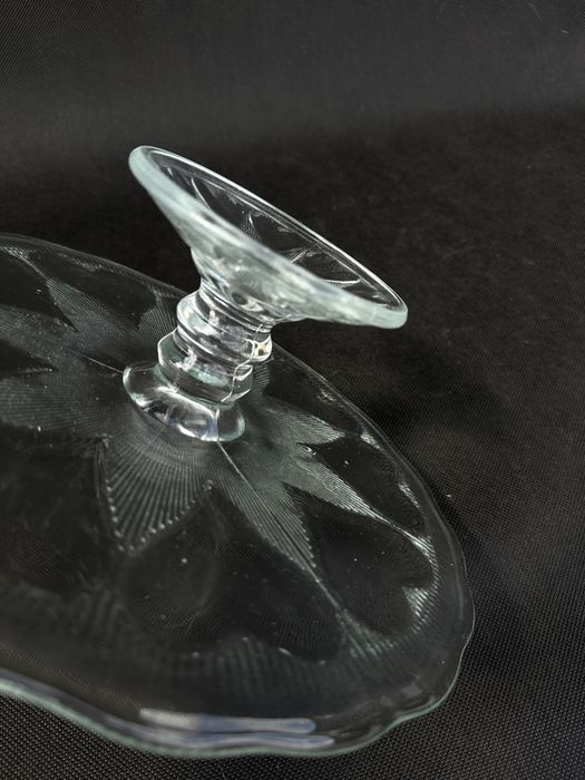 Duza patera na ciasto szklana