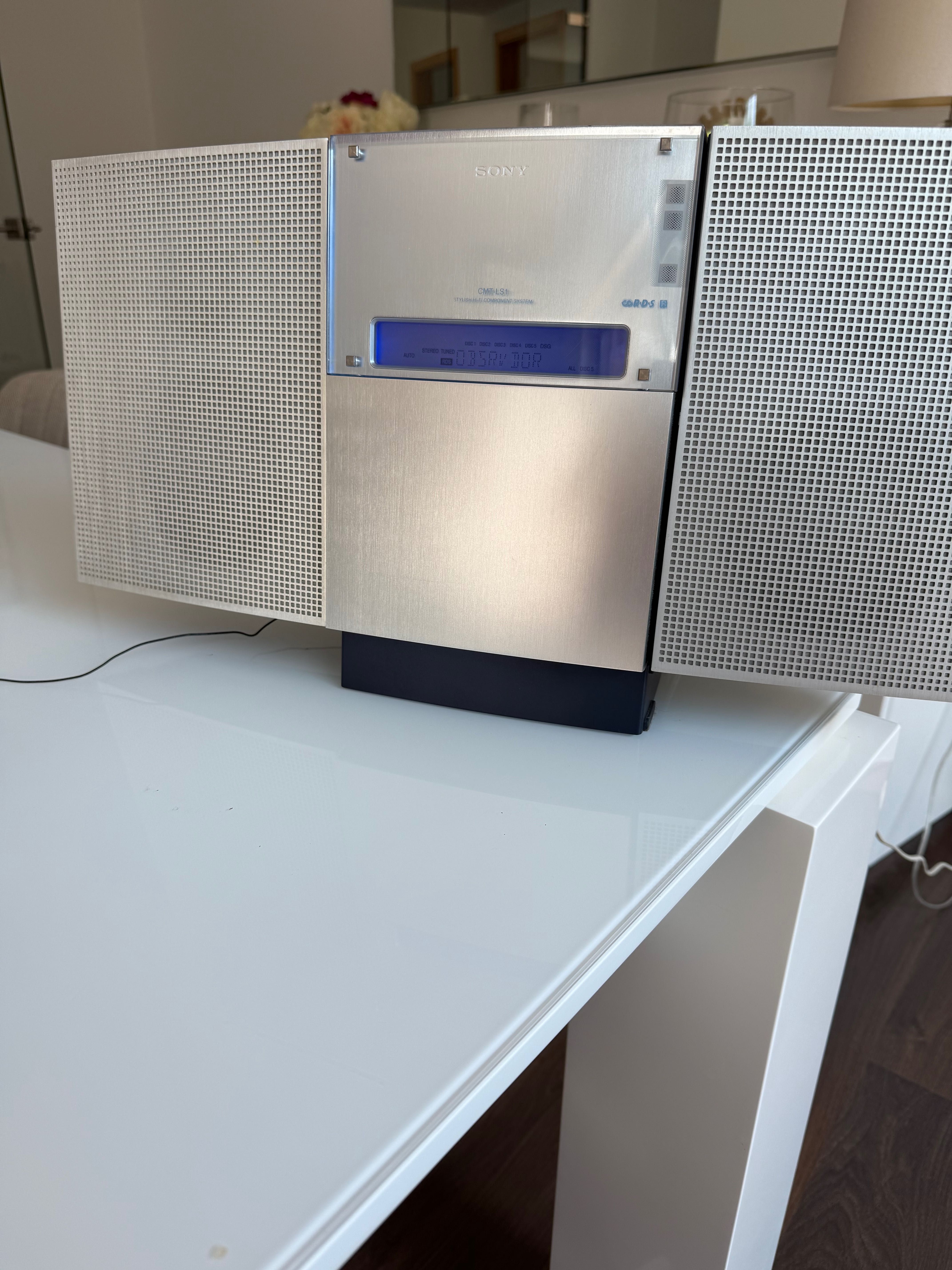 Aparelhagem de som mini Sony