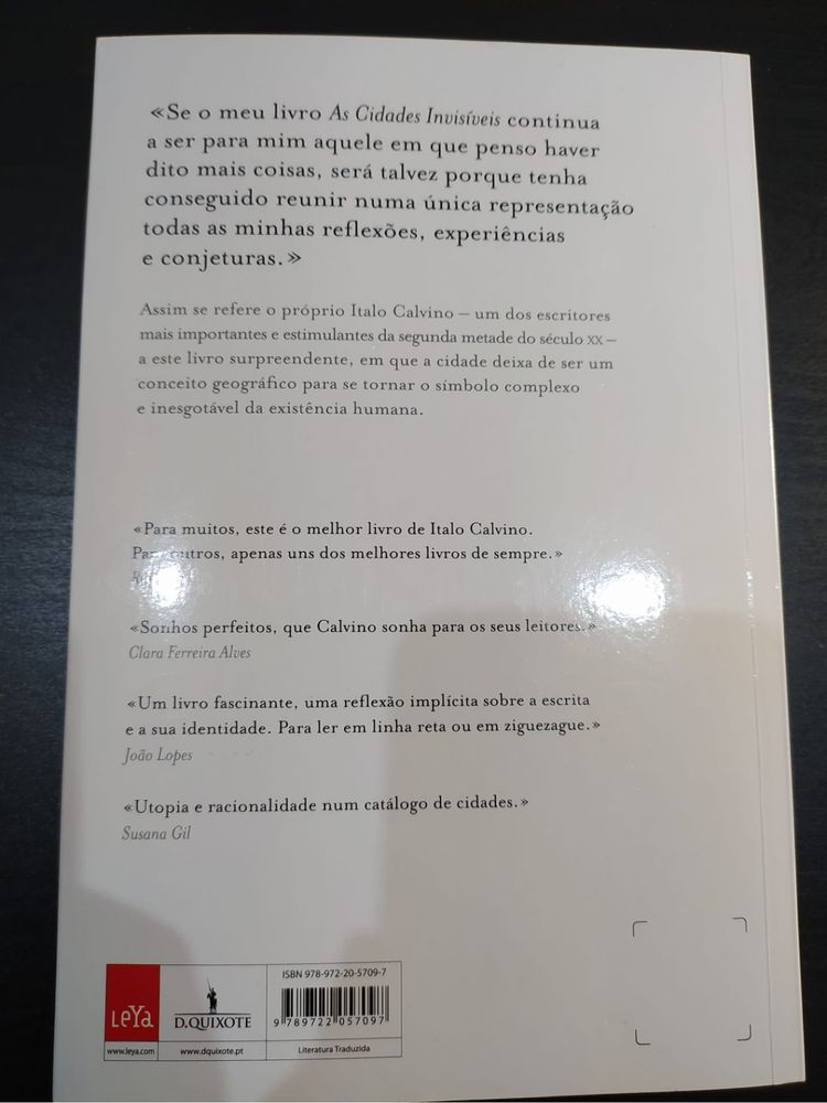 Livro As Cidades Invisíveis de Italo Calvino