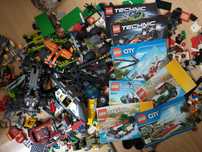 Duży zestaw LEGO Klocki Kilka zestawów Technic City Creator Star Wars