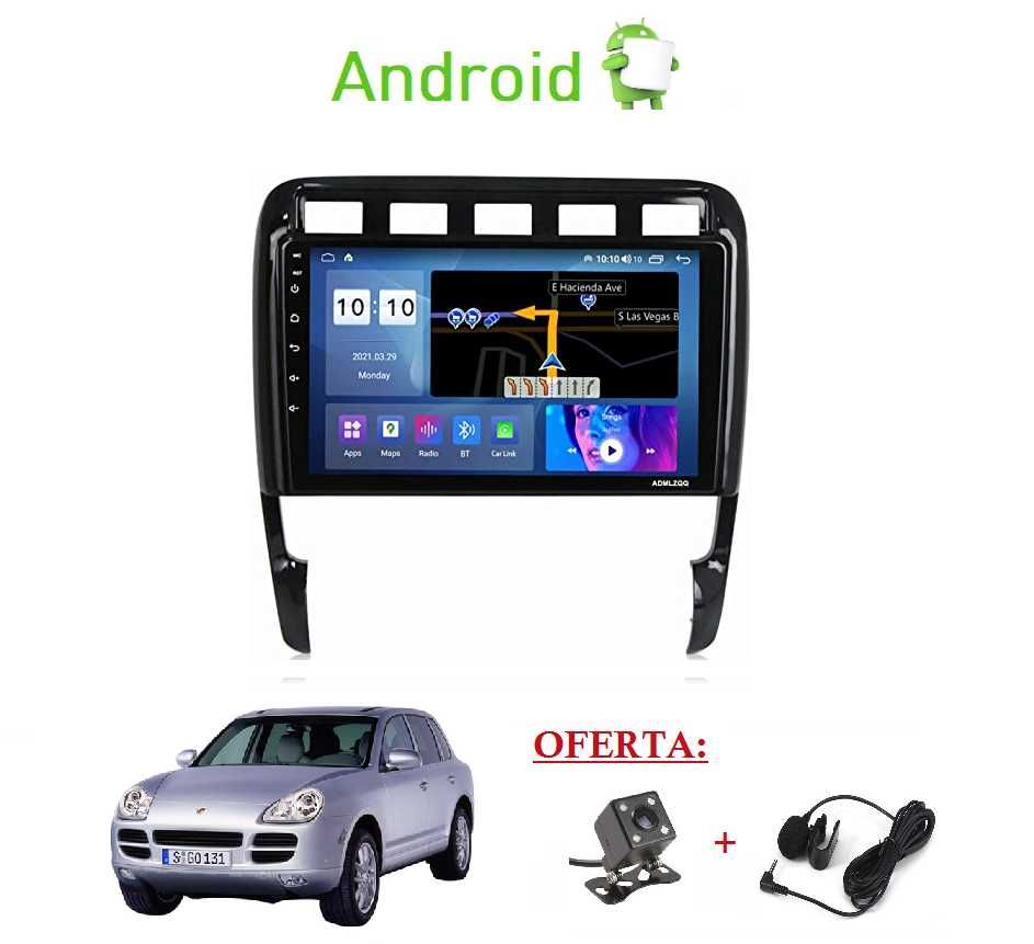 Rádio 2DIN 9" [4+32GB] • Porsche CAYENNE (2002 a 2010) • Android GPS