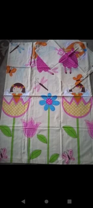Komplet pościeli IKEA bawena100%dla dziewczynki we wróżki