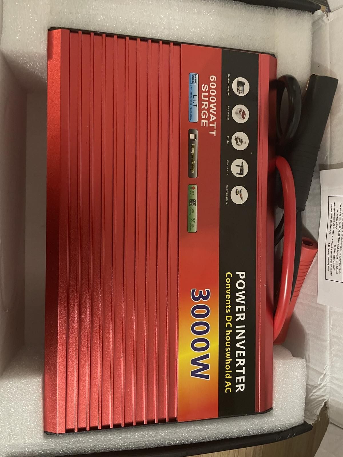 Инвертор 12v 220V на 6000W, 3кВт постоянное