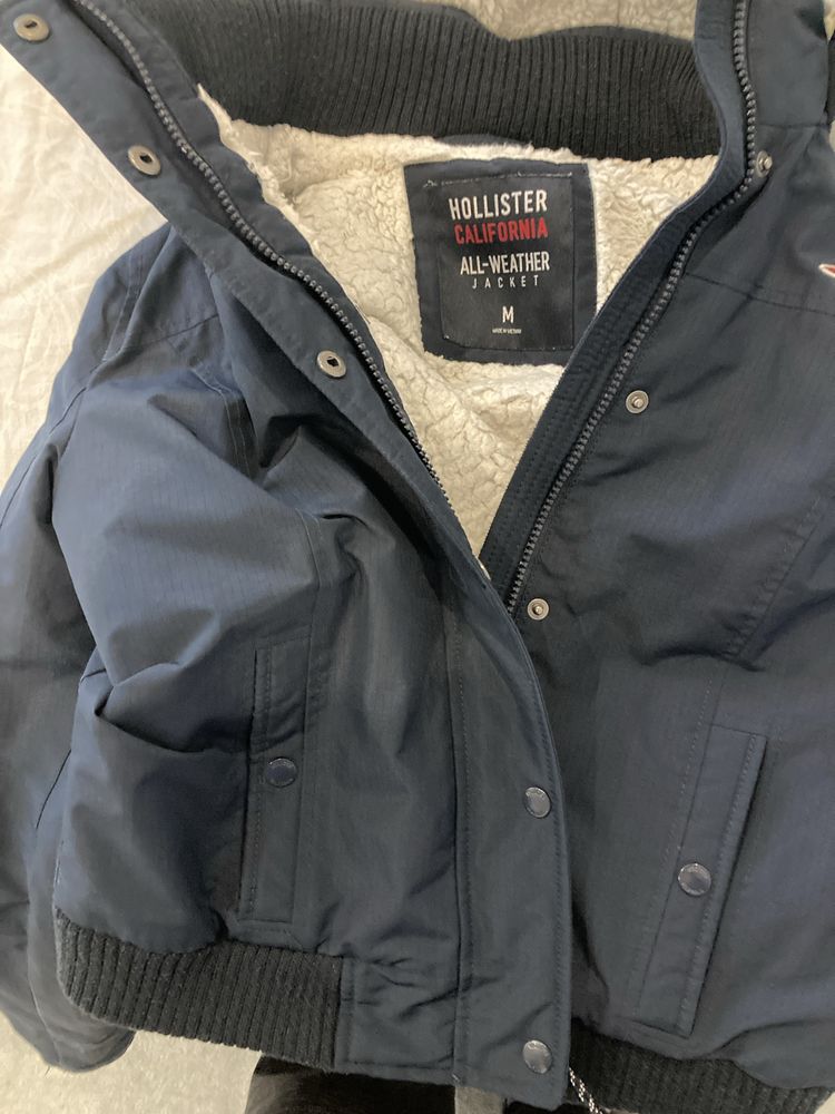 Casaco HOLLISTER azul M
