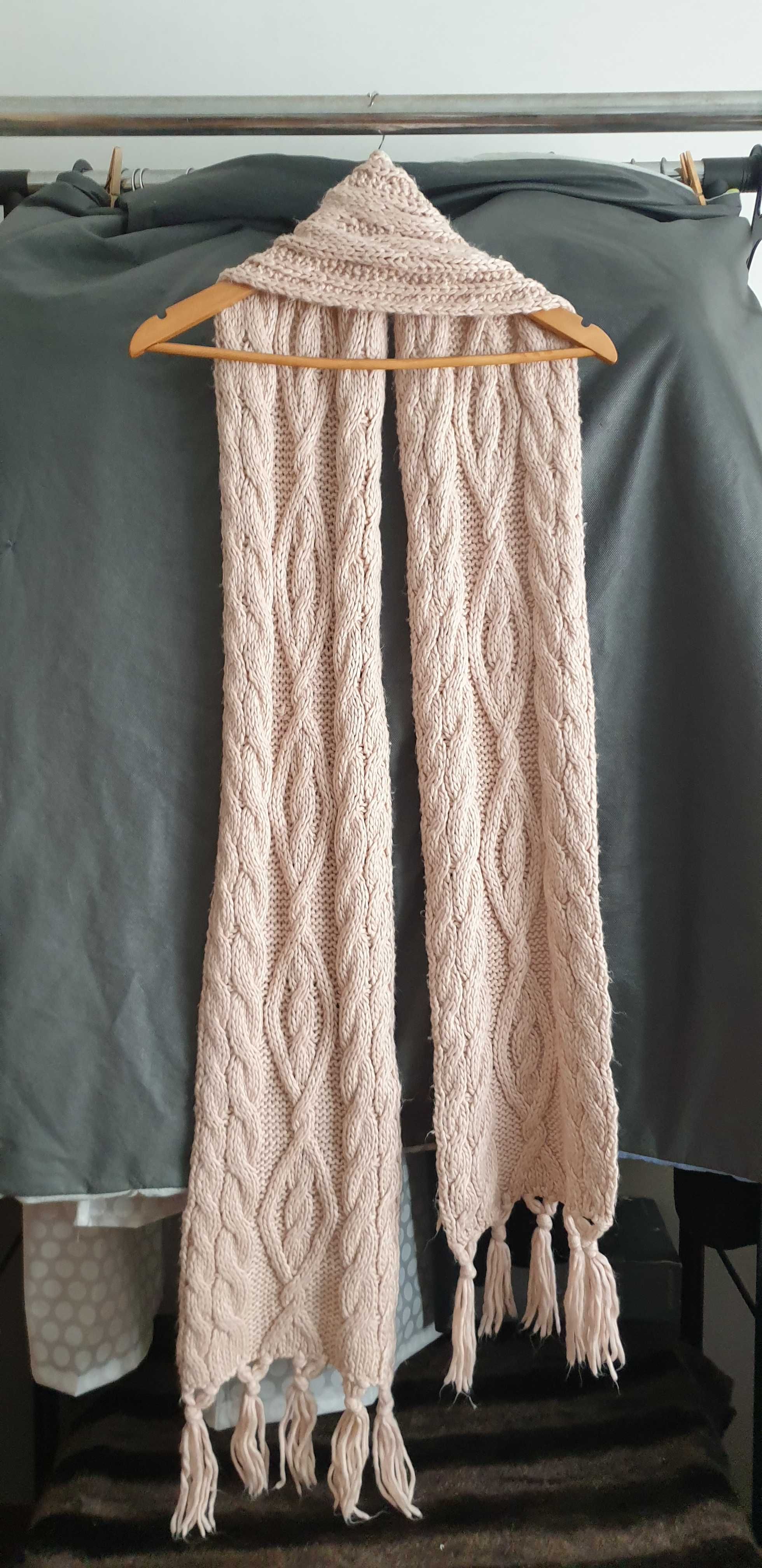 Cachecol rosa bebé