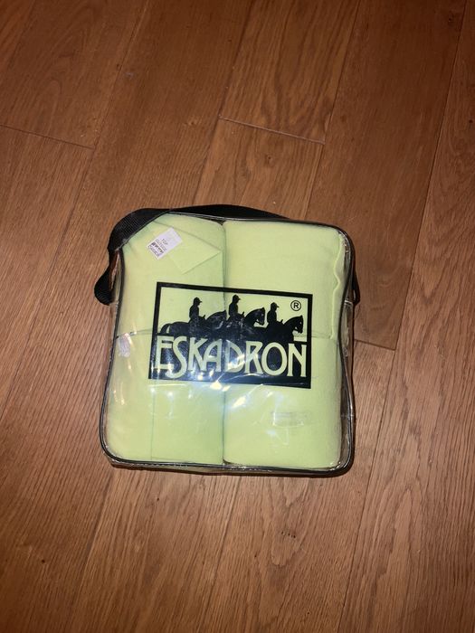 Komplet Nici Hearts Green Czaprak DL + owijki