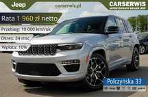 Jeep Grand Cherokee WL Summit Reserve 2.0 PHEV 388KM | Silver Zenith / Czarna skóra | 2024