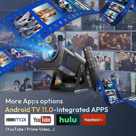 Projektor SMART XGODY Gimbal 5 Mini Android Aplikacje Netflix