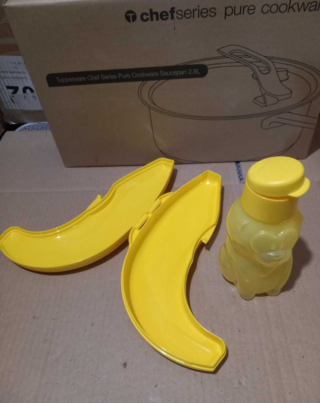 Śniadaniówka banan Tupperware