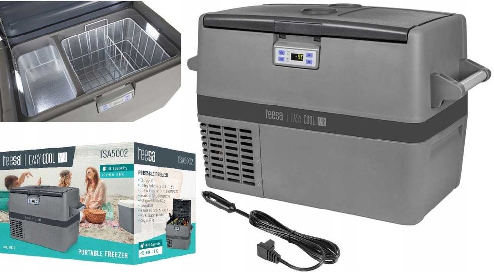 Lodówka Turystyczna 40L 12/24/230V -18 ºC  mrożenie kompresor profesjo