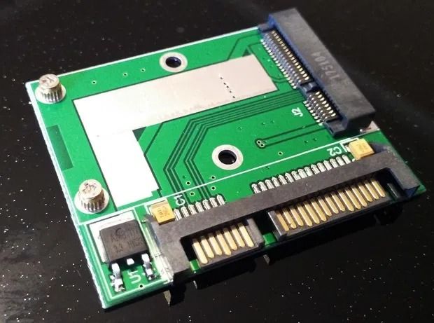 Переходник для SSD mSATA к разъёму SATA (mSata 1.8" -> Sata 2.5")