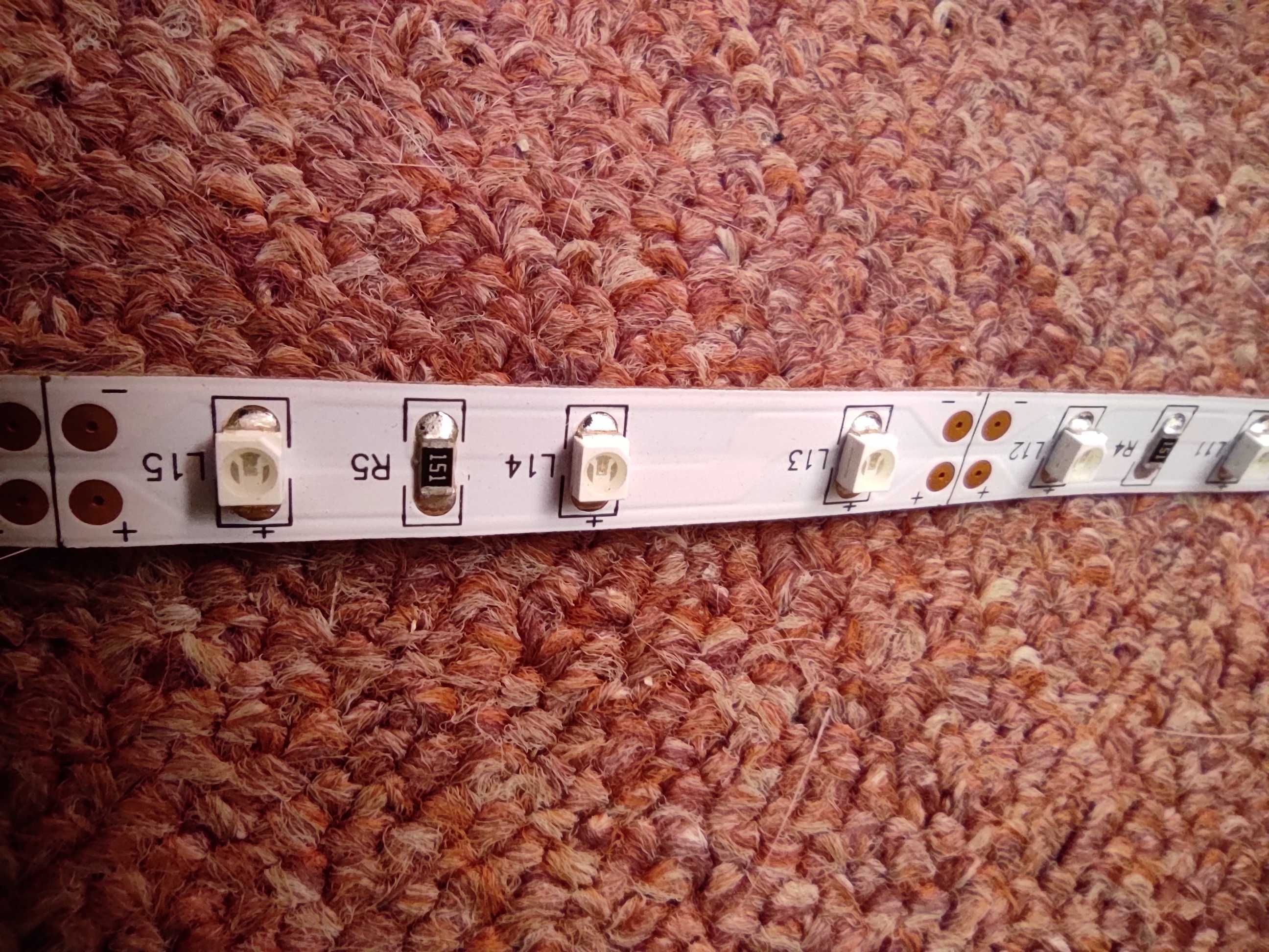 Taśma LED zielona 12 V , 1 metr