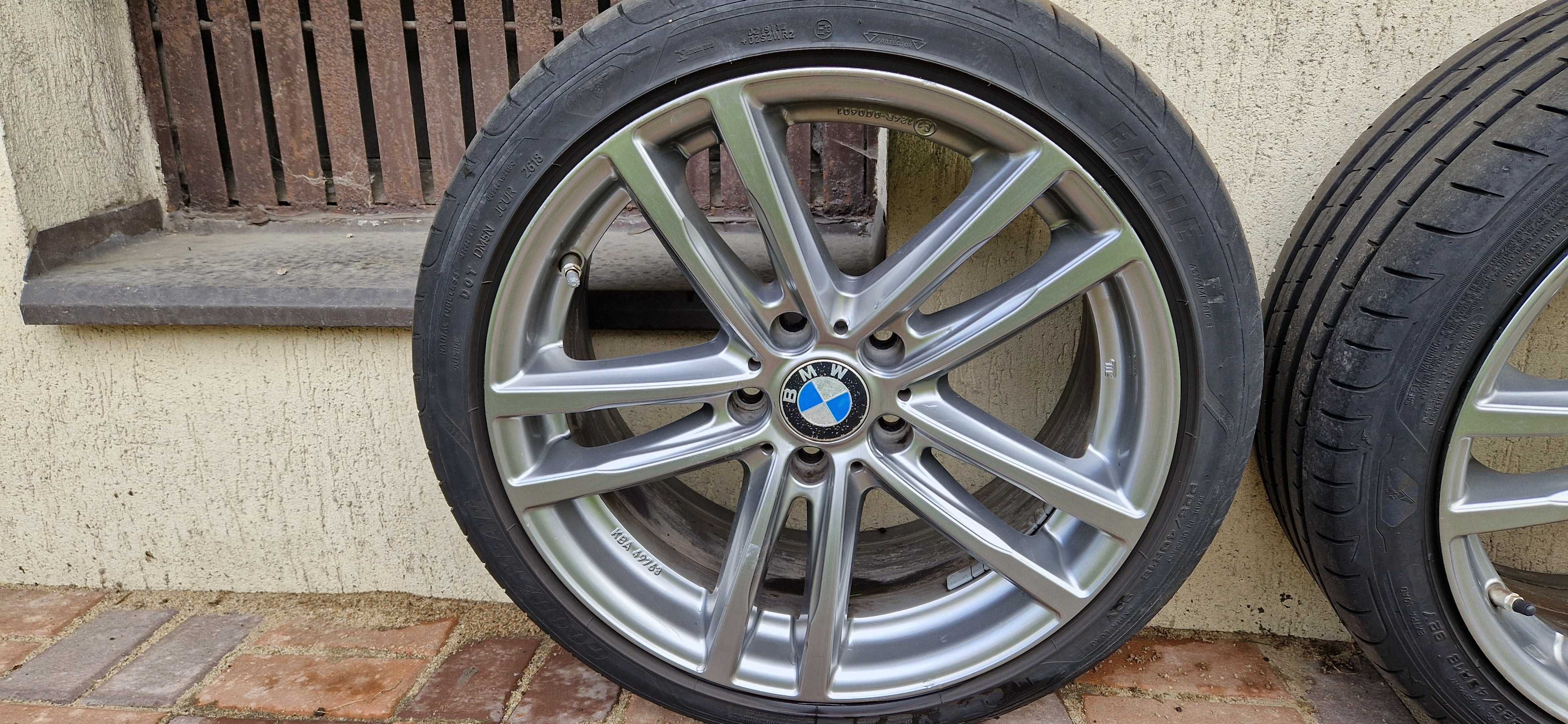 Felgi BMW 18 Rial X10 Metal Grey ET 34 5x120 + opony letnie Good Year