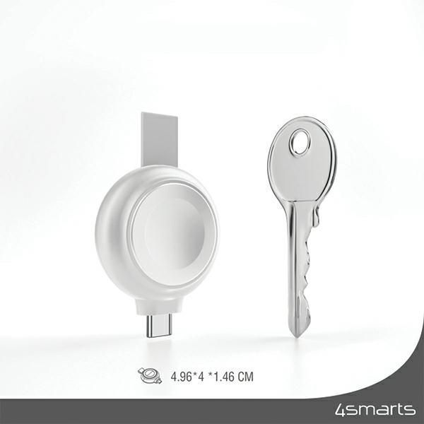 Ładowarka Indukcyjna 4Smarts MFi FastCharger Apple Watch, Silver