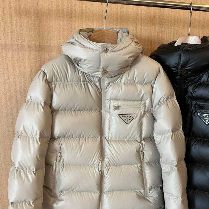 (БЕЗ ПЕРЕДОПЛАТИ)Prada Puffer Jacket куртка пуховик прада бежева