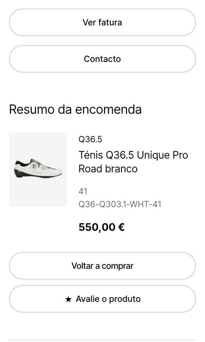 Sapatos ciclismo  de estrada Q36.5