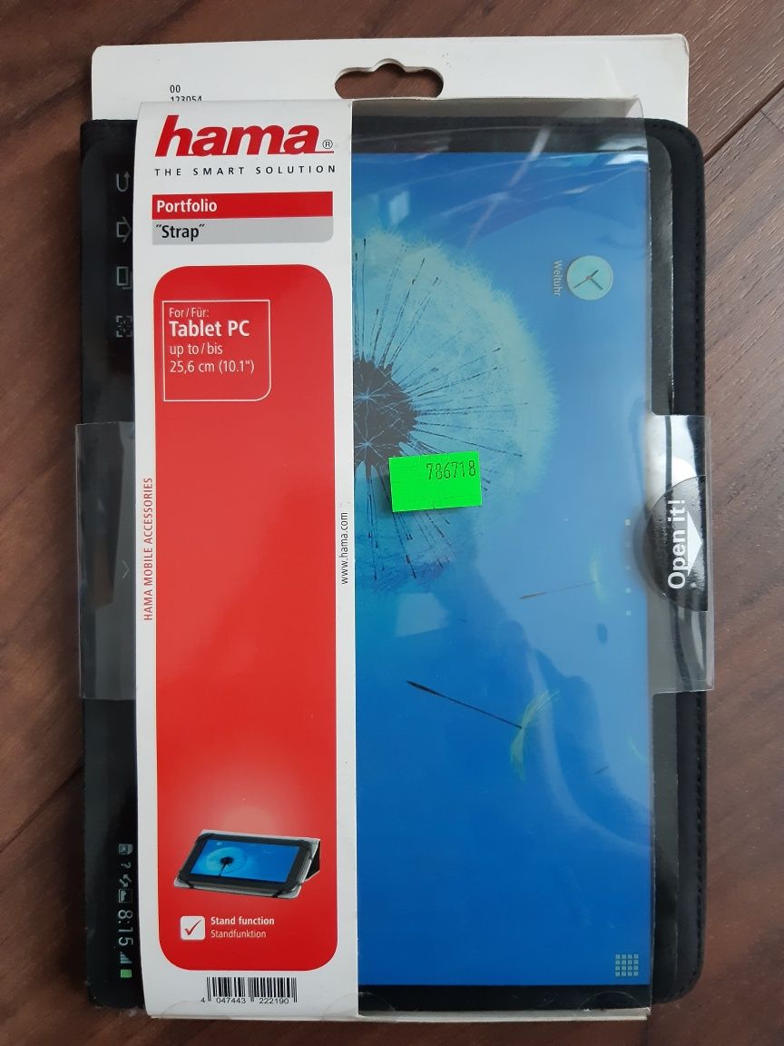 Czarne nowe Etui pokrowiec na tablet marki Hama 25,6 cala 10.1