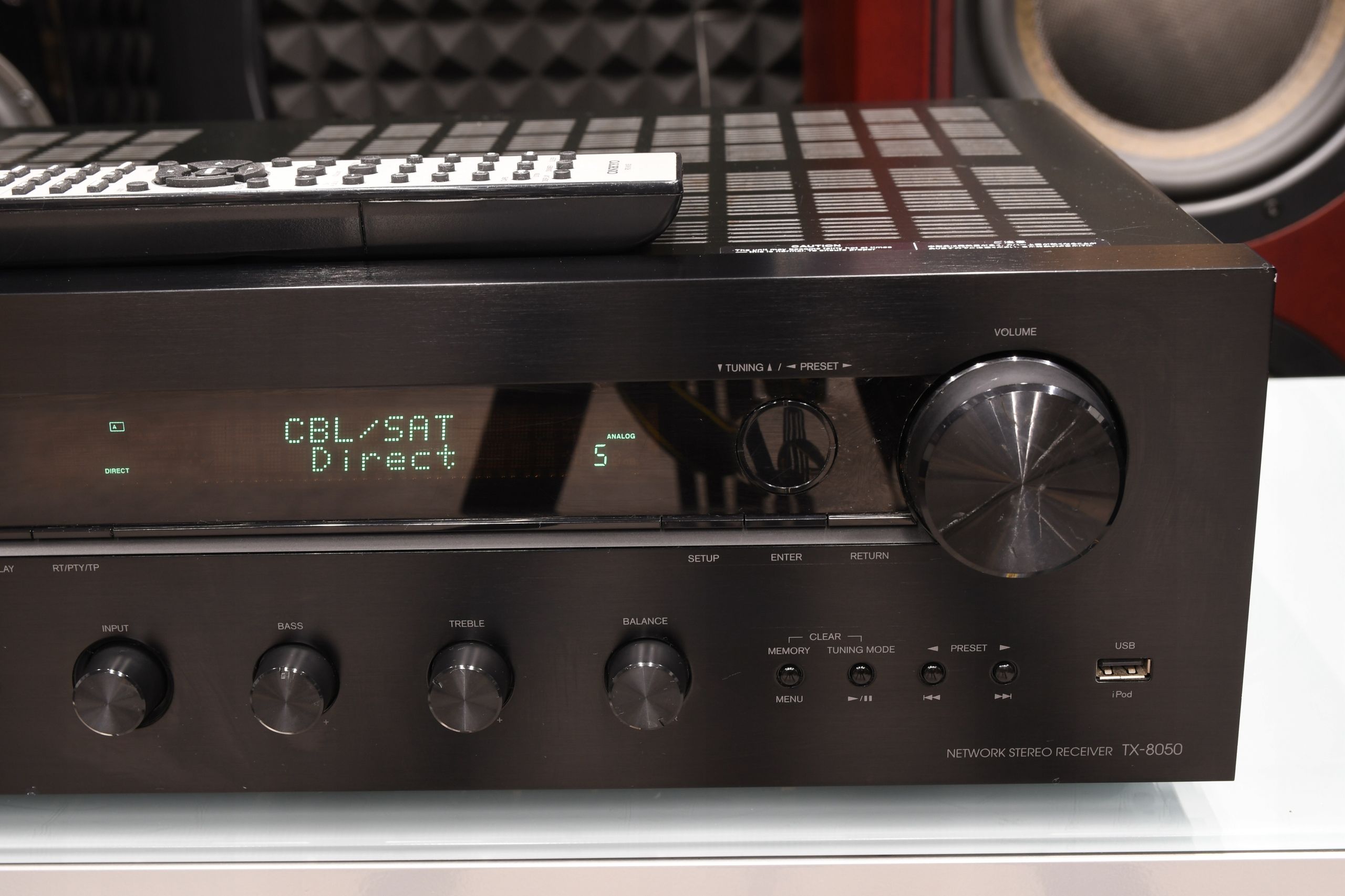 amplituner sieciowy wzmacniacz stereo Onkyo TX-8050 + pilot