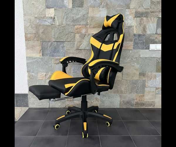 Компьютерное кресло Черно-желтый кресло игровое кресло геймерское