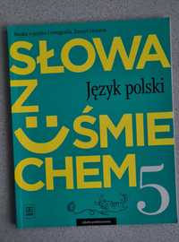 Język polski Słowa z uśmiechem Nauka o języku i ortografia 5 ćwiczenia