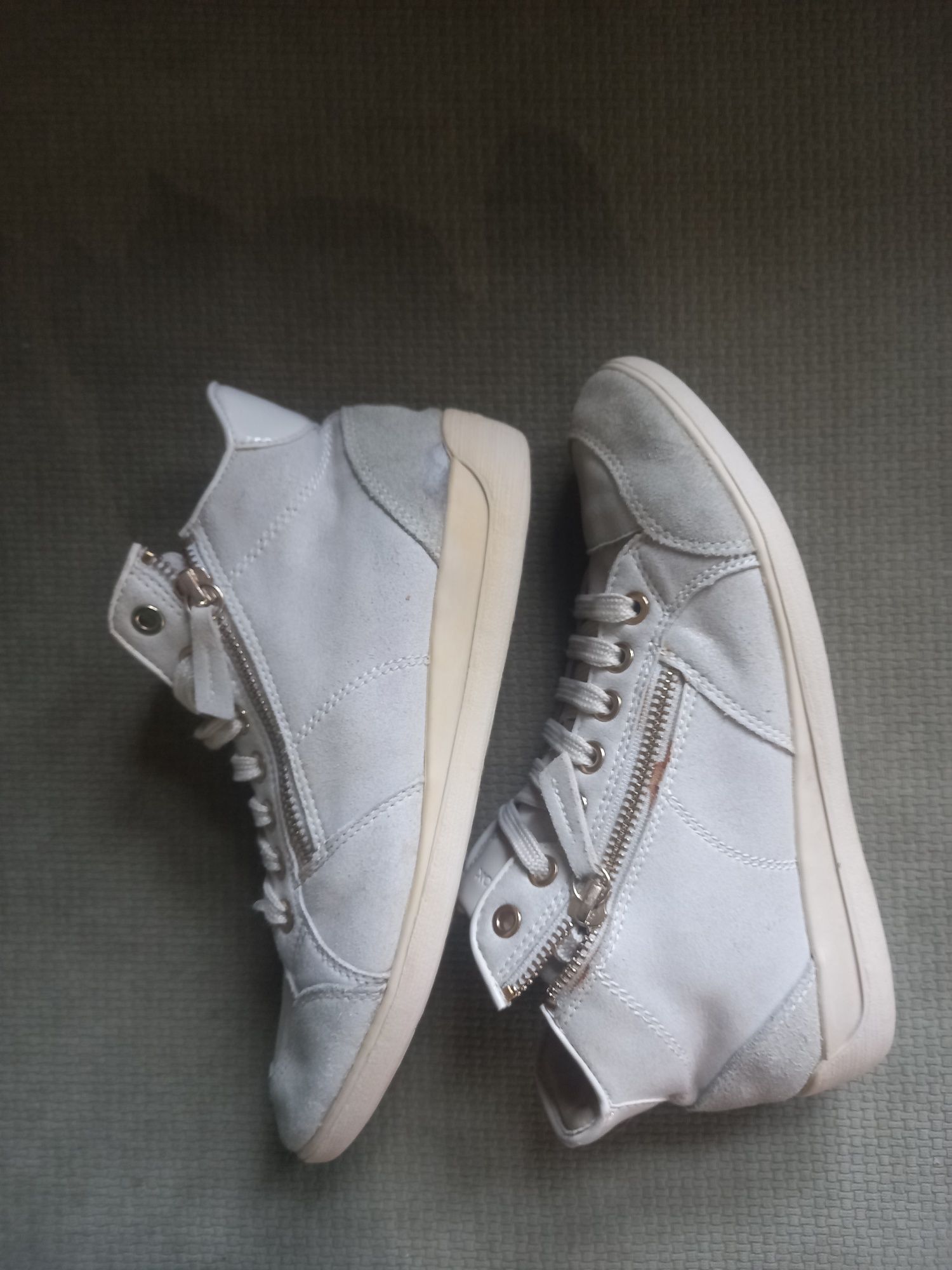 Białe trampki sneakersy Geox Myria 37