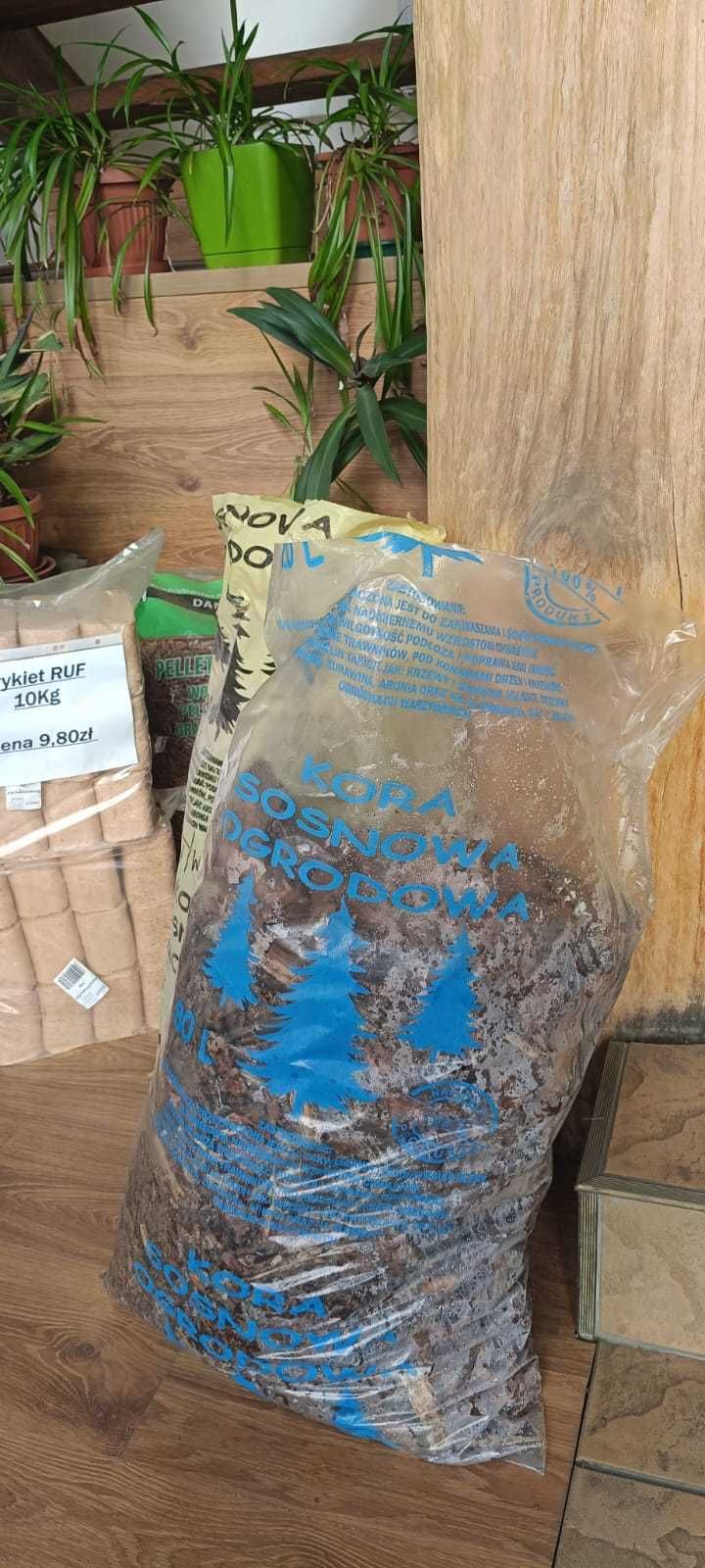Kora sosnowa ogrodowa worek 80l od producenta