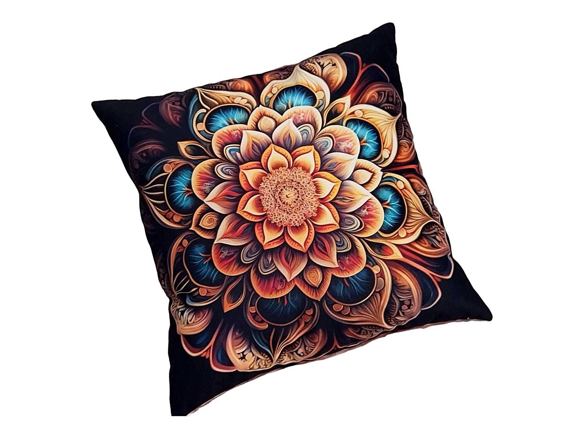 Poduszka dekoracyjna Kwiat, Mandala